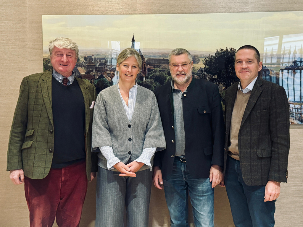 Foto (© BIOSA): v.l.n.r. Dr. Christian Brawenz, Tatjana von und zu Liechtenstein, Dr. Kurt Ramskogler und DI Thomas Schenker
